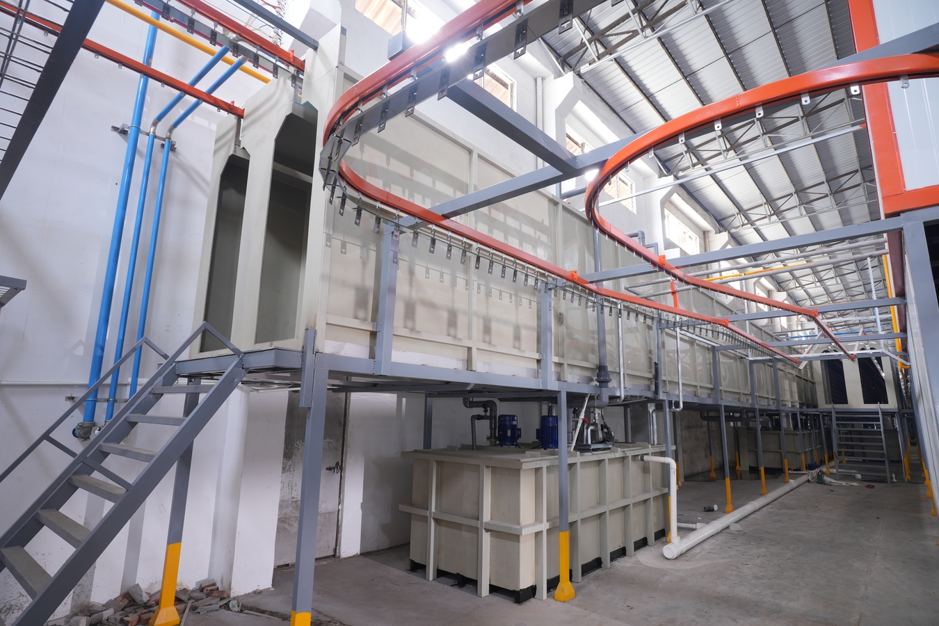 自动喷淋前处理